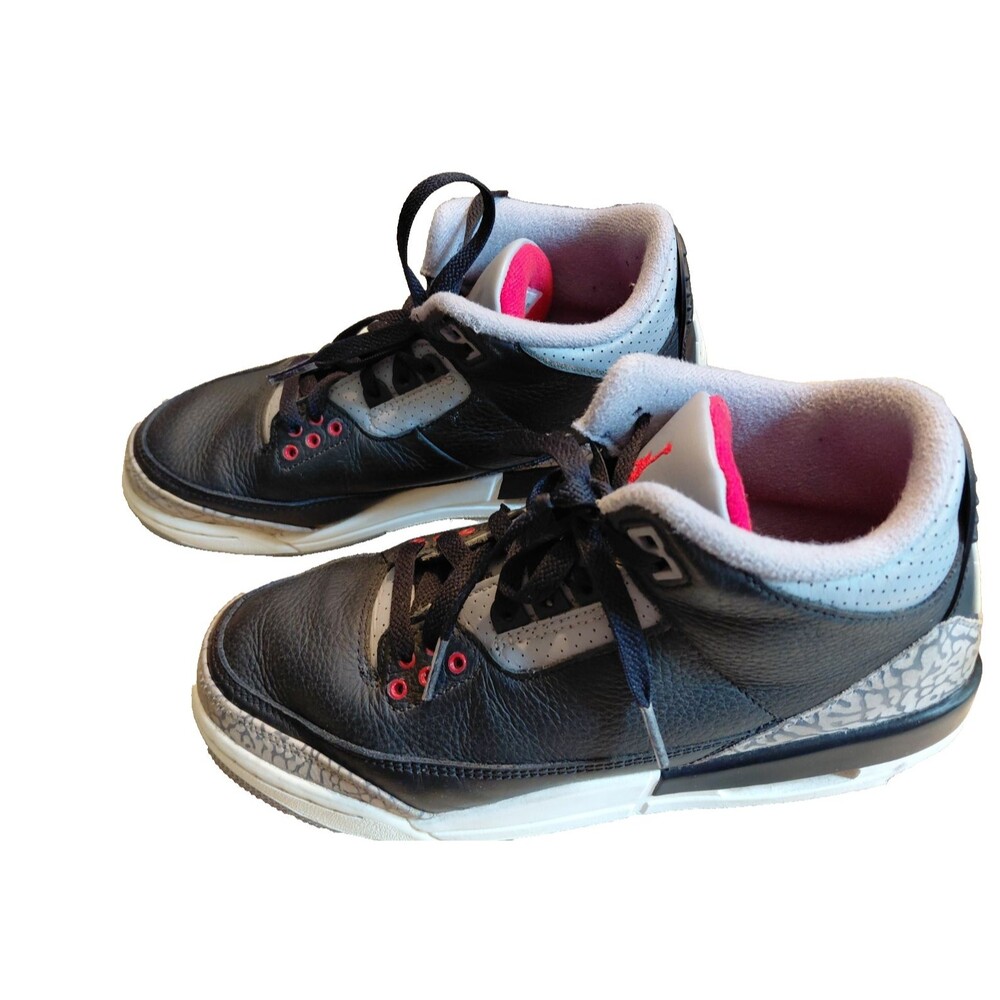 Air Jordan 3 Retro OG 2024 GS Black Cement Size 7Y (or womens 8.5)